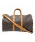 LOUIS VUITTON (ルイ ヴィトン) モノグラム  キーポル・バンドリエール45 トラベルバッグ ブラウン：75000円
