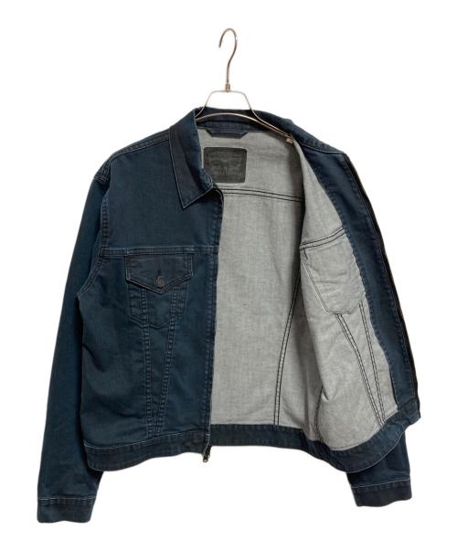 LEVI'S（リーバイス）LEVI'S (リーバイス) 加工ジップアップデニムジャケット インディゴ サイズ:XLの古着・服飾アイテム