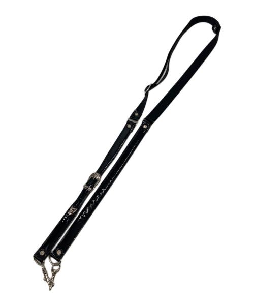 TOGA ARCHIVES（トーガアーカイブス）TOGA ARCHIVES (トーガアーカイブス) Leather Nylon Phone Strap ブラックの古着・服飾アイテム