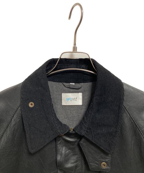yoused（ユーズド）yoused (ユーズド) オールレザードライバーズジャケット ブラック サイズ:1の古着・服飾アイテム