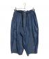 miiThaaii（ミーターイー）の古着「ワイドデニムイージーパンツ」｜インディゴ