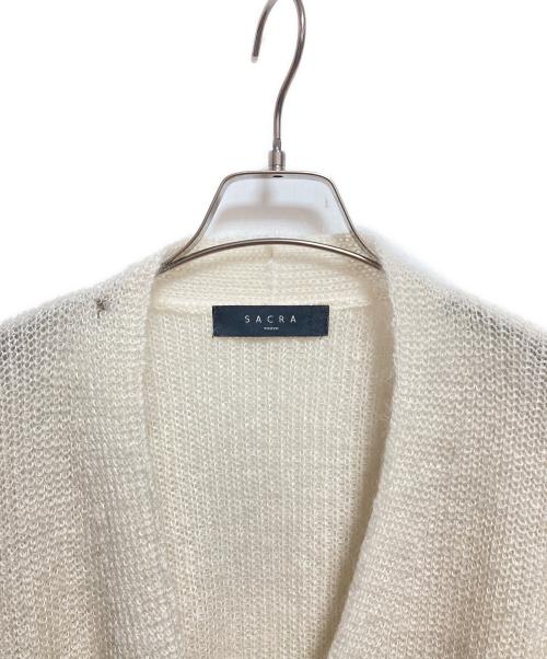 SACRA（サクラ）SACRA (サクラ) キッドモヘアカーディガン ホワイト サイズ:38の古着・服飾アイテム