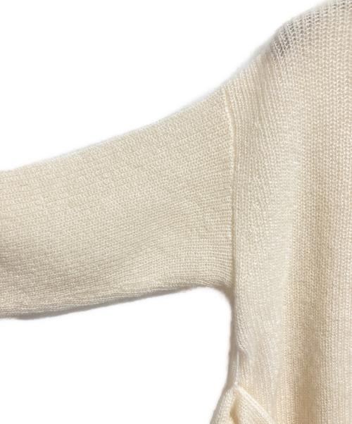 SACRA（サクラ）SACRA (サクラ) キッドモヘアカーディガン ホワイト サイズ:38の古着・服飾アイテム