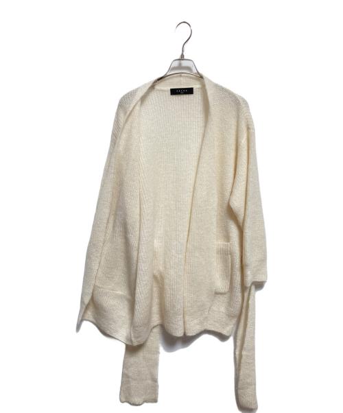 SACRA（サクラ）SACRA (サクラ) キッドモヘアカーディガン ホワイト サイズ:38の古着・服飾アイテム
