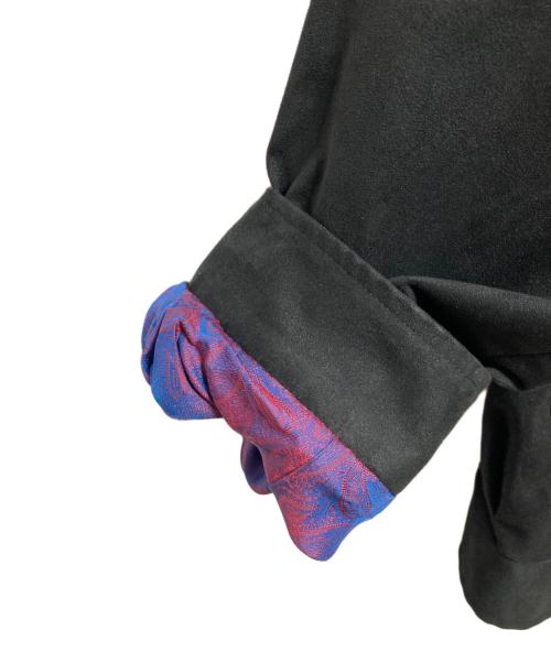 NEZU YOHINTEN（ネヅヨウヒンテン）NEZU YOHINTEN (ネヅヨウヒンテン) suede swingtop blouson ブラック サイズ:2の古着・服飾アイテム