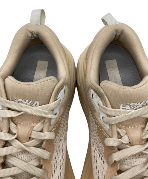 HOKAONEONE（ホカオネオネ）HOKAONEONE (ホカオネオネ) BONDI 9 スニーカー ベージュ サイズ:24.5㎝の古着・服飾アイテム