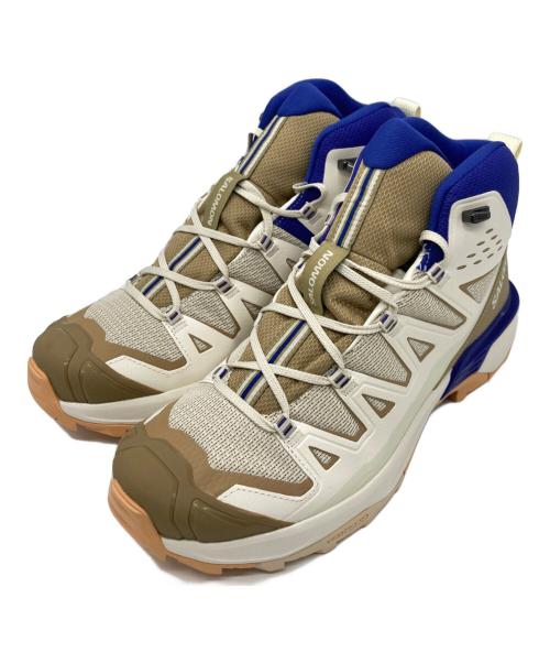 SALOMON（サロモン）SALOMON (サロモン) X ULTRA 360 EDGE MID GTX ベージュ×ブルー サイズ:27.5㎝の古着・服飾アイテム
