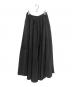 YAECA（ヤエカ）の古着「ボリュームタフタスカート」｜ブラック