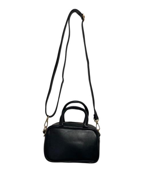 AULENTTI（オウレンティ）AULENTTI (オウレンティ) MINI BOX スムースレザーshoulderバック ブラックの古着・服飾アイテム