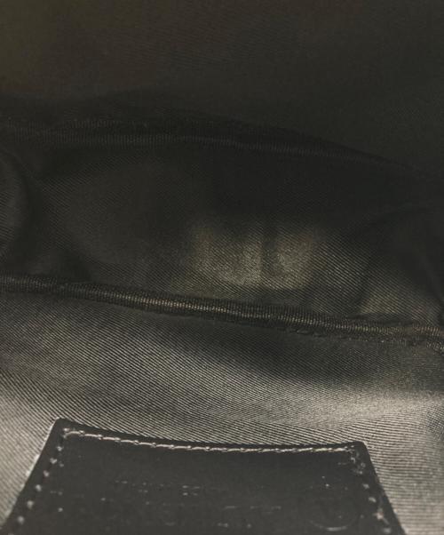 AULENTTI（オウレンティ）AULENTTI (オウレンティ) MINI BOX スムースレザーshoulderバック ブラックの古着・服飾アイテム