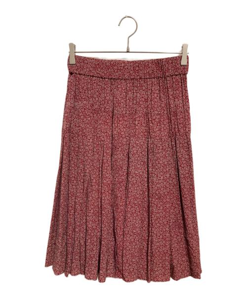 Vivienne Westwood RED LABEL（ヴィヴィアンウエストウッドレッドレーベル）Vivienne Westwood RED LABEL (ヴィヴィアンウエストウッドレッドレーベル) フラワープリントティアードスカート レッド サイズ:2の古着・服飾アイテム