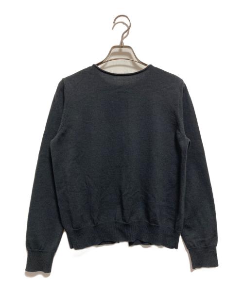 BALLSEY（ボールジィ）BALLSEY (ボールジィ) ウールポリエステル バックパールボタンプルオーバー ブラック サイズ:Mの古着・服飾アイテム