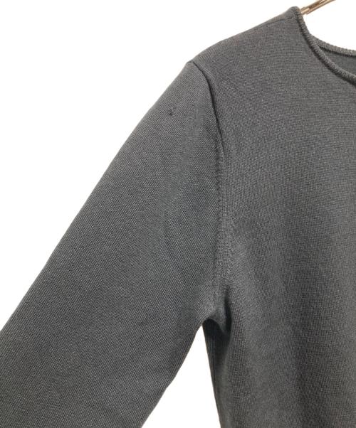 BALLSEY（ボールジィ）BALLSEY (ボールジィ) ウールポリエステル バックパールボタンプルオーバー ブラック サイズ:Mの古着・服飾アイテム