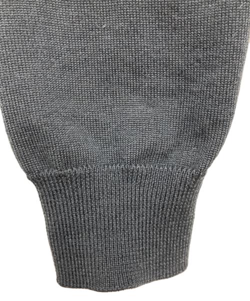 BALLSEY（ボールジィ）BALLSEY (ボールジィ) ウールポリエステル バックパールボタンプルオーバー ブラック サイズ:Mの古着・服飾アイテム