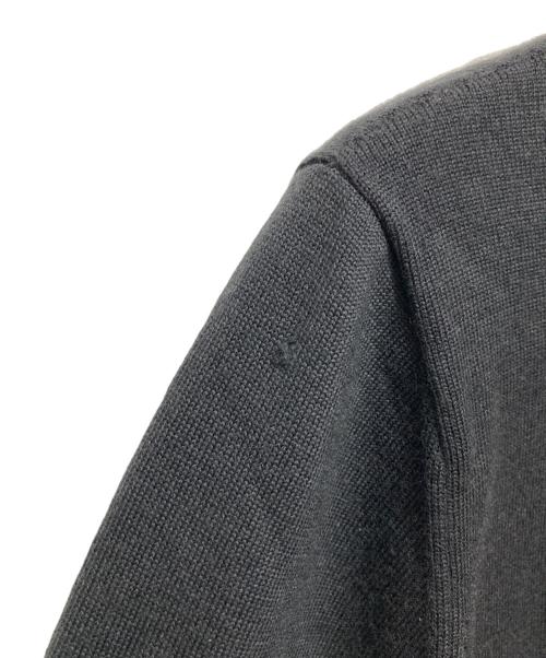 BALLSEY（ボールジィ）BALLSEY (ボールジィ) ウールポリエステル バックパールボタンプルオーバー ブラック サイズ:Mの古着・服飾アイテム