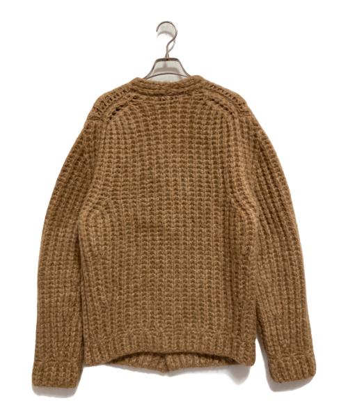 BIELO（ビエロ）BIELO (ビエロ) モヘア混Vネックニットロングカーディガン ベージュ サイズ:Sの古着・服飾アイテム