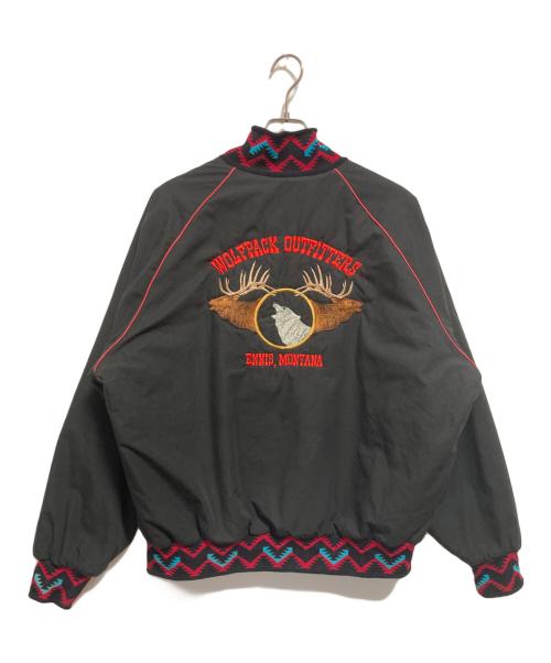 WEST ARK（ウェストアーク）WEST ARK (ウェストアーク) 刺繍スタジャン ブラック サイズ:Lの古着・服飾アイテム