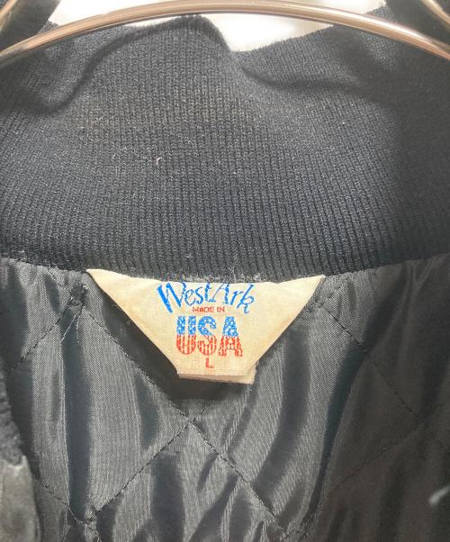 WEST ARK（ウェストアーク）WEST ARK (ウェストアーク) 刺繍スタジャン ブラック サイズ:Lの古着・服飾アイテム