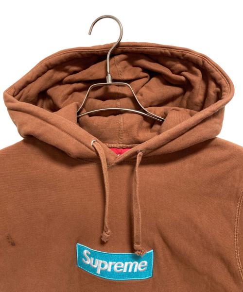 SUPREME（シュプリーム）Supreme (シュプリーム) 17AW Box Logo Hooded Sweatshirt ブラウン サイズ:XLの古着・服飾アイテム