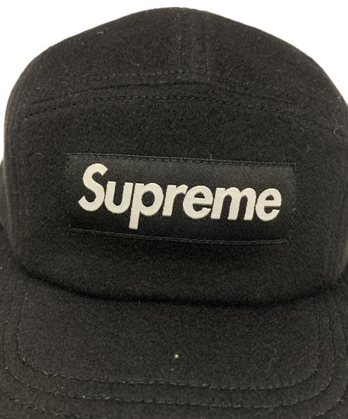 SUPREME（シュプリーム）SUPREME (シュプリーム) Wool Camp Cap ブラックの古着・服飾アイテム