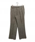 POLO RALPH LAURENポロ・ラルフローレン）の古着「ツータックヘリンボーンパンツ」｜グレー