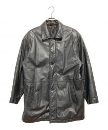 USED（ユーズド）の古着「レザージャケット」｜ブラック