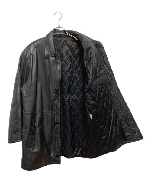 USED（ユーズド）USED (ユーズド) レザージャケット ブラック サイズ:Lの古着・服飾アイテム