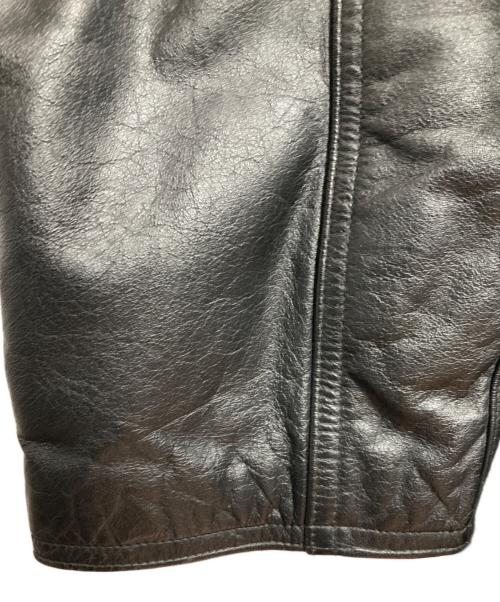 USED（ユーズド）USED (ユーズド) レザージャケット ブラック サイズ:Lの古着・服飾アイテム