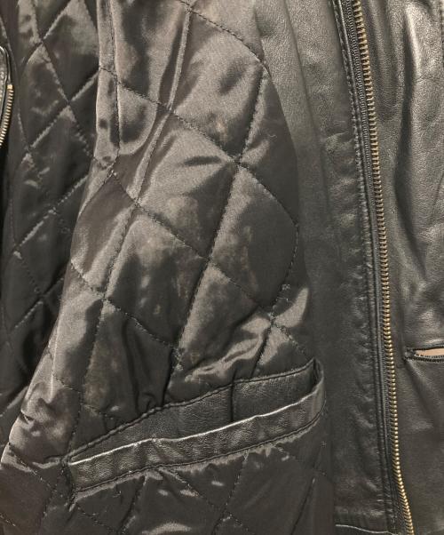 USED（ユーズド）USED (ユーズド) レザージャケット ブラック サイズ:Lの古着・服飾アイテム