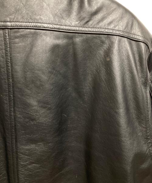 USED（ユーズド）USED (ユーズド) レザージャケット ブラック サイズ:Lの古着・服飾アイテム