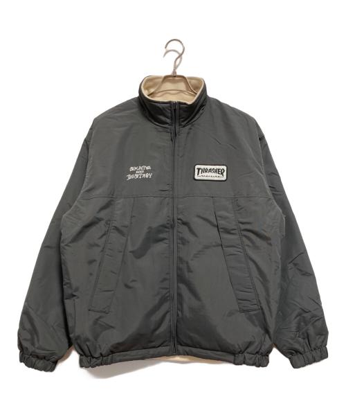 THRASHER（スラッシャー）THRASHER (スラッシャー) リバーシブルジャケット ブラック サイズ:L 未使用品の古着・服飾アイテム