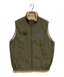 THRASHER（スラッシャー）の古着「リバーシブルベスト」｜オリーブ