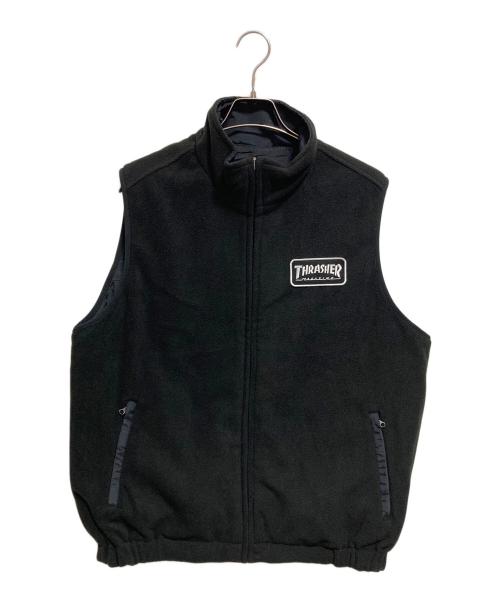 THRASHER（スラッシャー）THRASHER (スラッシャー) リバーシブルベスト ブラック サイズ:M 未使用品の古着・服飾アイテム