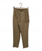 regleamリグリーム）の古着「タックパンツ」｜ベージュ