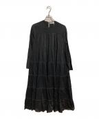 merletteマーレット）の古着「MAIDA DRESS」｜ブラック