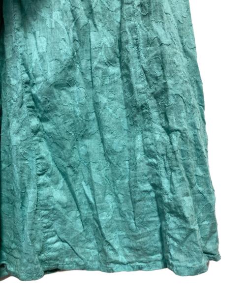 ne quittez pas（ヌキテパ）ne quittez pas (ヌキテパ) ジャガードワンピース グリーン サイズ:-の古着・服飾アイテム