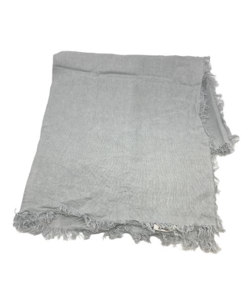 ASAUCE MELER（アソースメレ）ASAUCE MELER (アソースメレ) 大判ストール ブルーの古着・服飾アイテム