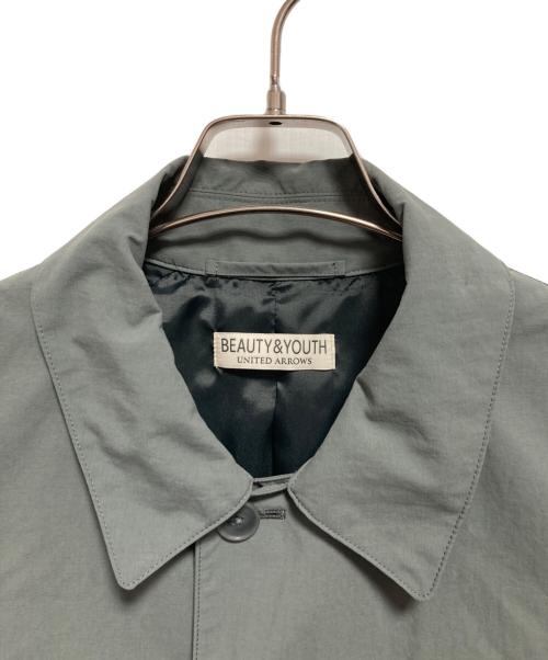 BEAUTY&YOUTH（ビューティーアンドユース）BEAUTY&YOUTH (ビューティーアンドユース) PERTEX ステンカラーコート グリーン サイズ:Mの古着・服飾アイテム