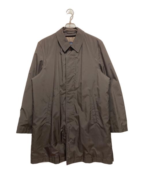 346 BROOKS BROTHERS（346 ブルックスブラザーズ）346 BROOKS BROTHERS (346 ブルックスブラザーズ) 比翼コート ブラウン サイズ:Mの古着・服飾アイテム