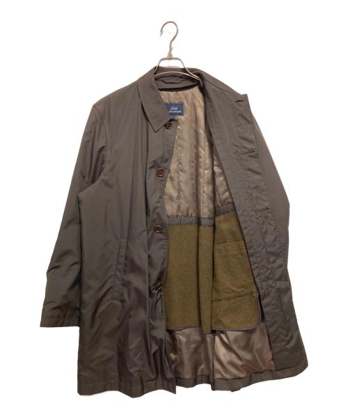 346 BROOKS BROTHERS（346 ブルックスブラザーズ）346 BROOKS BROTHERS (346 ブルックスブラザーズ) 比翼コート ブラウン サイズ:Mの古着・服飾アイテム