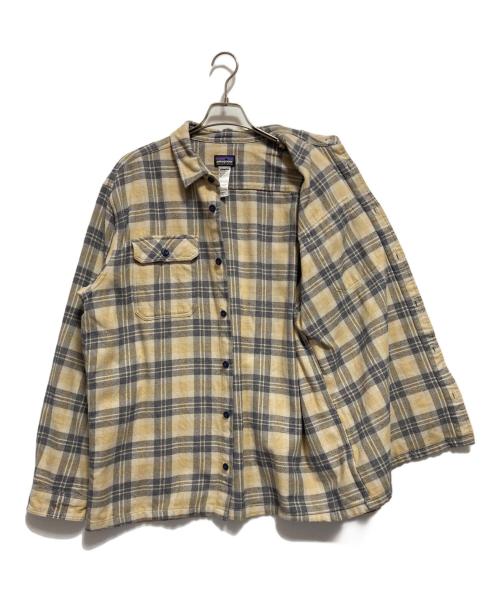Patagonia（パタゴニア）Patagonia (パタゴニア) Fjord Flannel Shirt イエロー サイズ:XLの古着・服飾アイテム