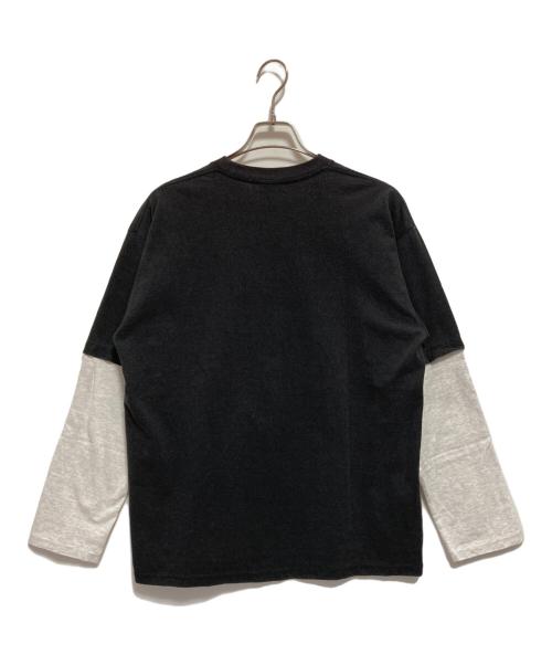 Cabaret Poval（キャバレーポバール）cabaret poval (キャバレーポバール) 切替カットソー ブラック サイズ:なしの古着・服飾アイテム