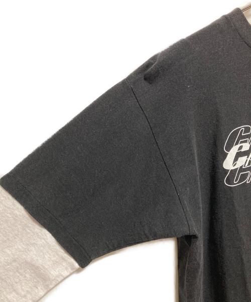 Cabaret Poval（キャバレーポバール）cabaret poval (キャバレーポバール) 切替カットソー ブラック サイズ:なしの古着・服飾アイテム