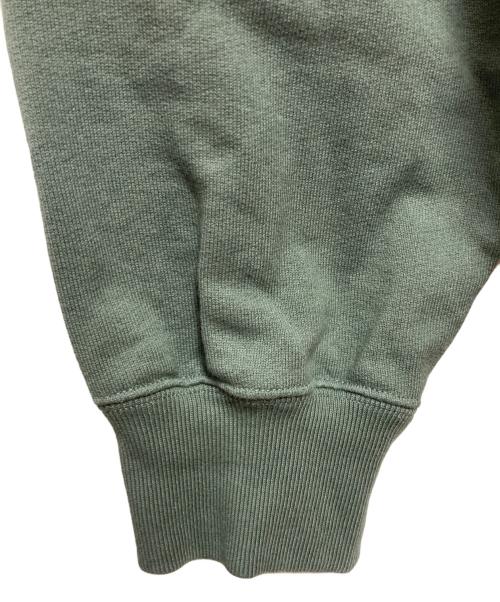 STEVEN ALAN（スティーブンアラン）STEVEN ALAN (スティーブンアラン) ウラケ セットイン クルーネック スウェット グリーン サイズ:Lの古着・服飾アイテム