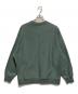 STEVEN ALAN (スティーブンアラン) ウラケ セットイン クルーネック スウェット グリーン サイズ:L：6000円