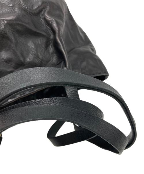 HENRY BEGUELIN（エンリーベグリン）HENRY BEGUELIN (エンリーベグリン) レザートートバッグ ブラックの古着・服飾アイテム