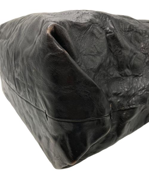 HENRY BEGUELIN（エンリーベグリン）HENRY BEGUELIN (エンリーベグリン) レザートートバッグ ブラックの古着・服飾アイテム