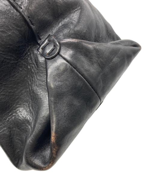 HENRY BEGUELIN（エンリーベグリン）HENRY BEGUELIN (エンリーベグリン) レザートートバッグ ブラックの古着・服飾アイテム