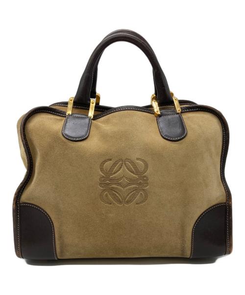 LOEWE（ロエベ）LOEWE (ロエベ) アマソナ32 ハンドバッグ ベージュの古着・服飾アイテム