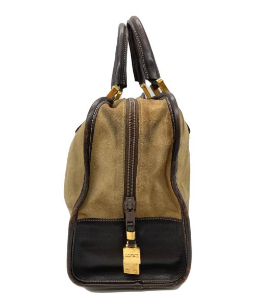 LOEWE（ロエベ）LOEWE (ロエベ) アマソナ32 ハンドバッグ ベージュの古着・服飾アイテム